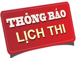 Lịch thi tự luận 6.2019