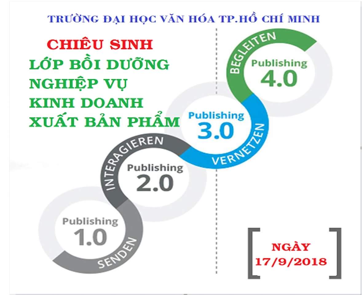 Thông báo chiêu sinh lớp Bồi dưỡng nghiệp vụ Kinh doanh xuất bản phẩm khóa 8