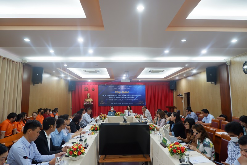 Tọa đàm về thực trạng chương trình đào tạo ngành Kinh doanh xuất bản phẩm so với thông tư 17/2021/TT-BGDĐT của Bộ GD&ĐT