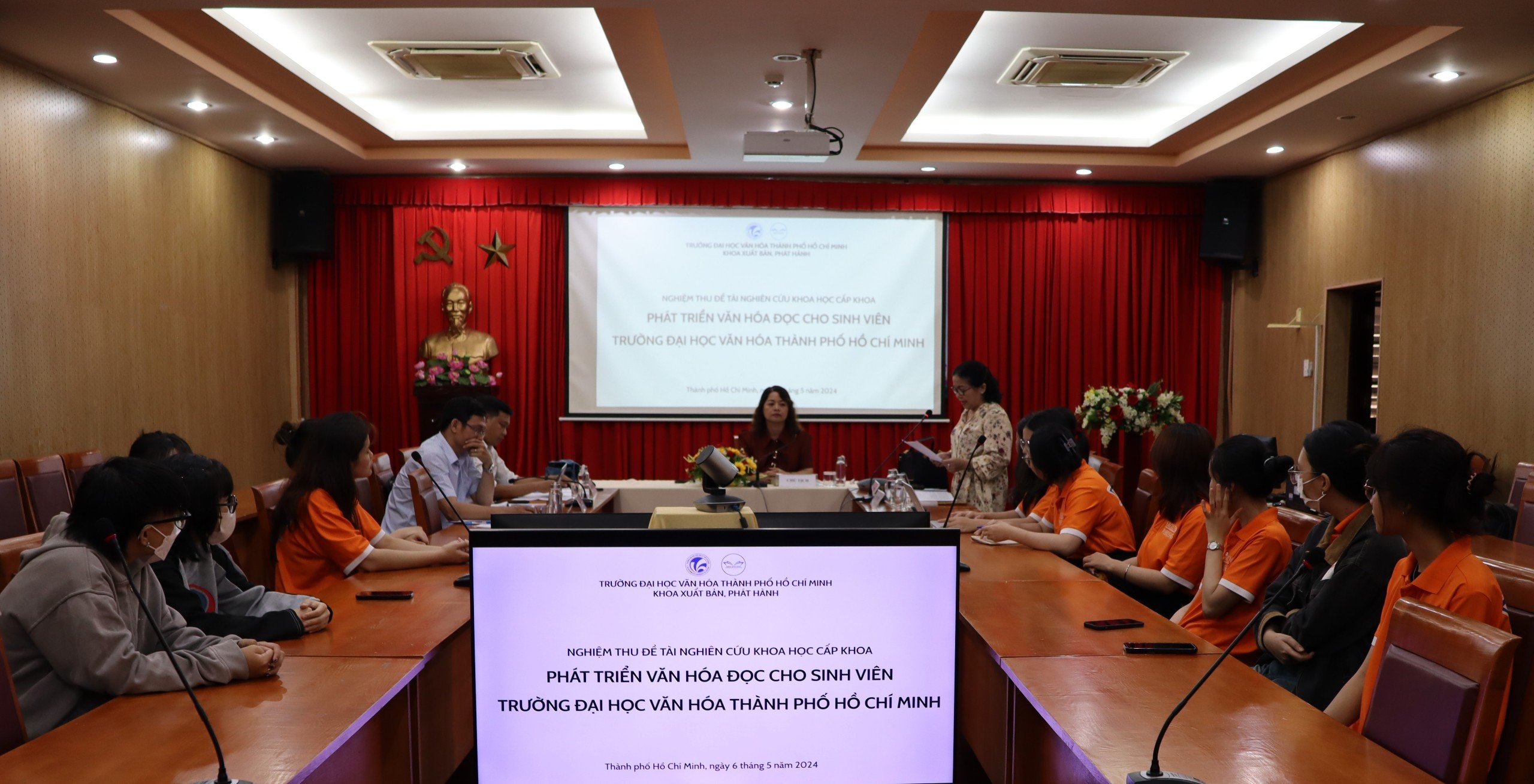 KHOA XUẤT BẢN, PHÁT HÀNH TỔ CHỨC NGHIỆM THU ĐỀ TÀI NGHIÊN CỨU KHOA HỌC CỦA SINH VIÊN NĂM 2024