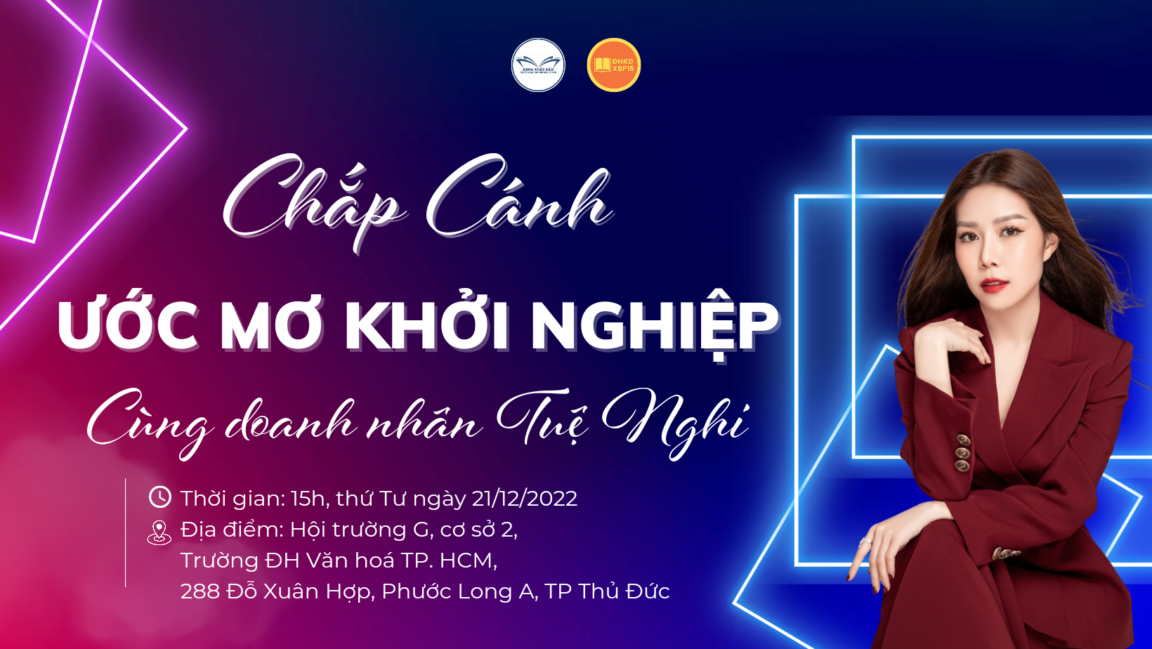 Giới thiệu workshop " Chắp cánh ước mơ khởi nghiệp"