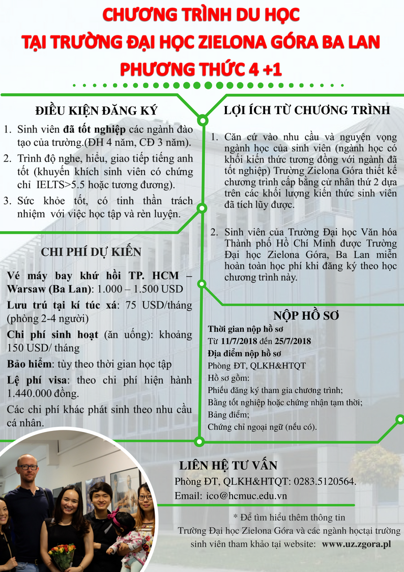 Chương trình du học theo phương thức 4+1 tại Ba Lan