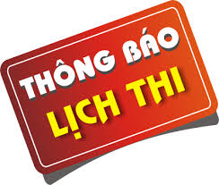 Lịch thi thực hành tháng 11/2018