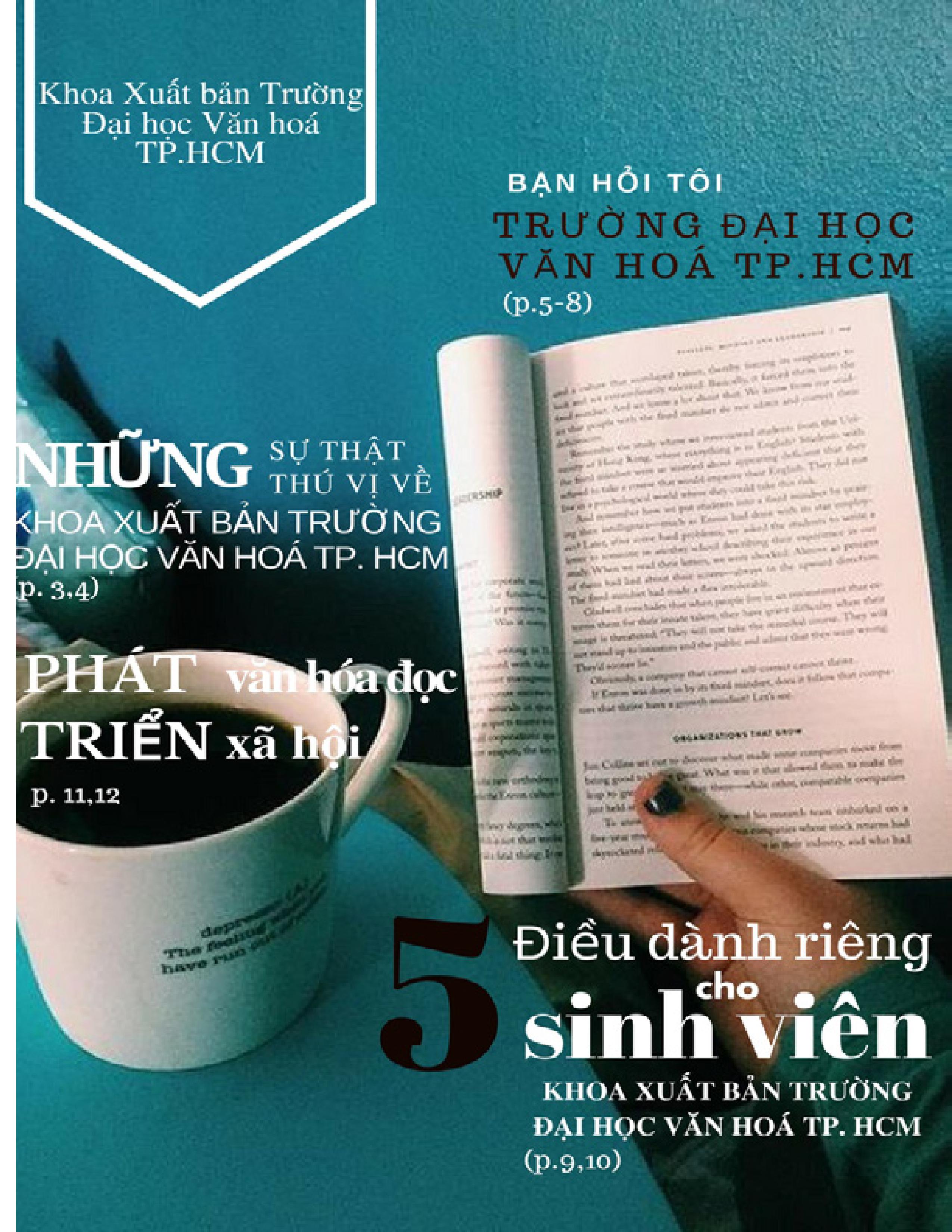 Những điều bạn muốn biết về Khoa Xuất bản và trường ĐH Văn hóa