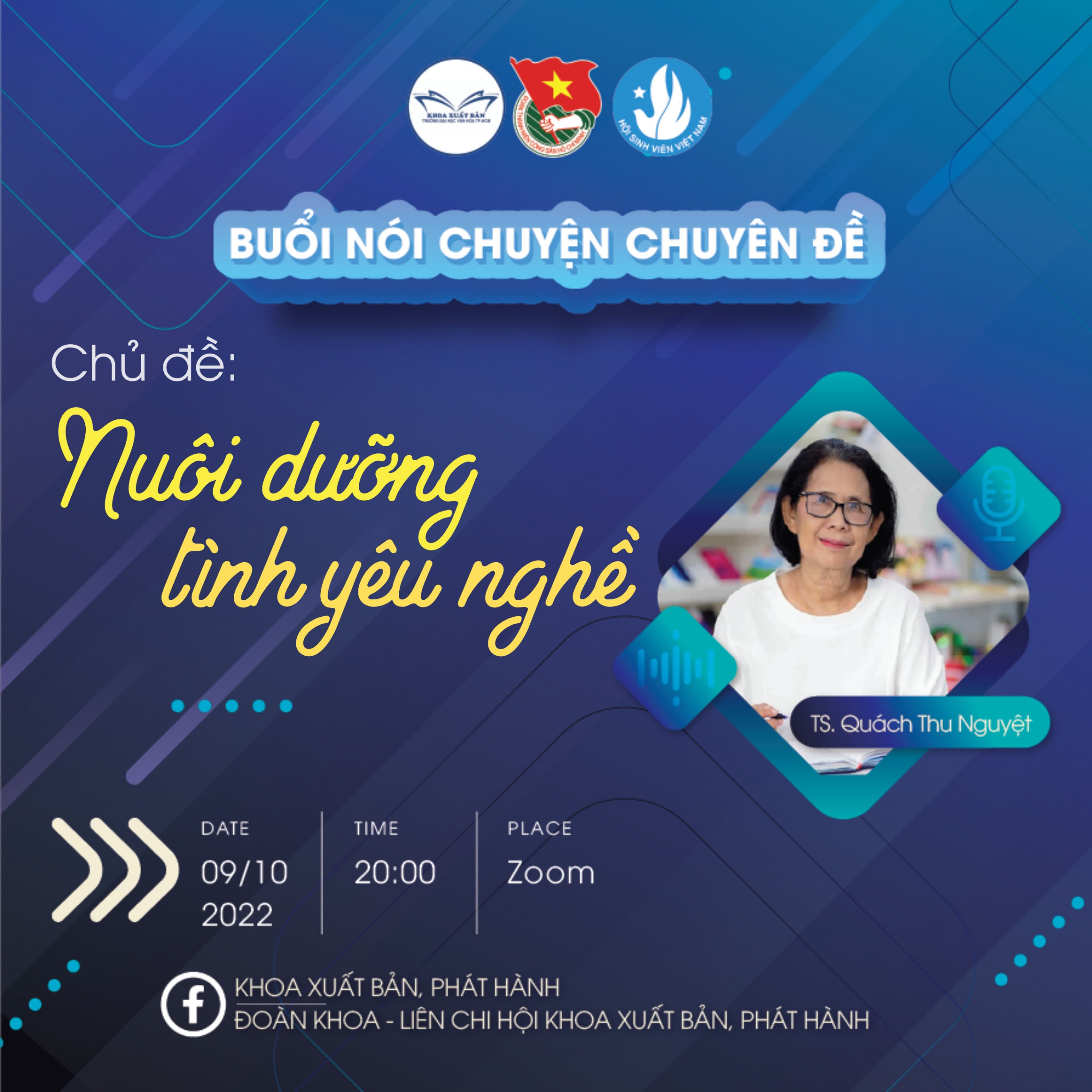 Sắp diễn ra buổi nói chuyện chuyên đề trực tuyến chào mừng kỷ niệm 70 năm ngày truyền thống ngành Xuất bản, In và Phát hành sách Việt Nam 